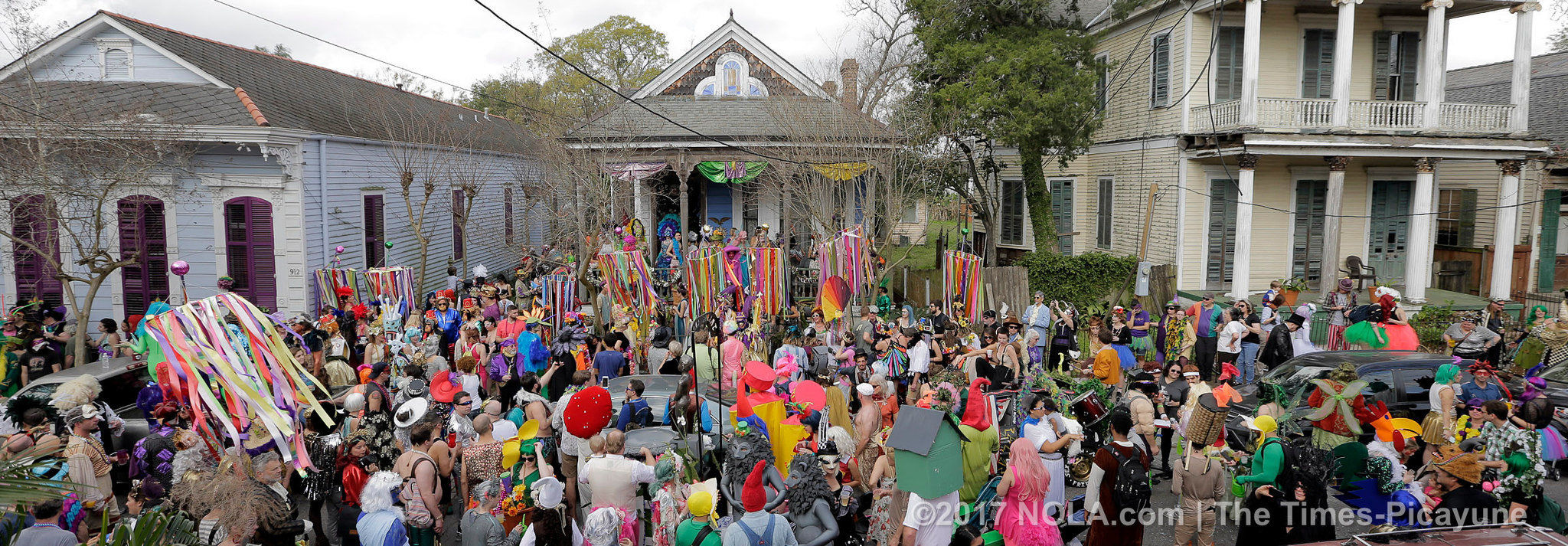 Mardi Gras: Societe de Sainte Anne meanders through New Orleans neighborhoods